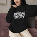 Respect My Bedtime Hoodie | Death Metal Typography